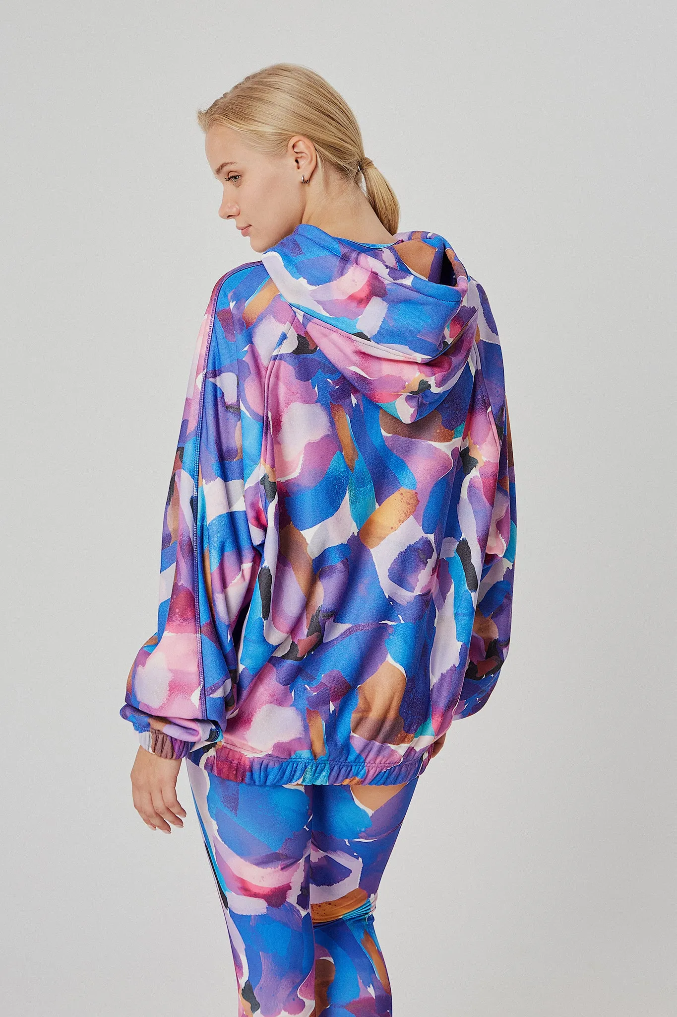 Φούτερ με vibrant prism print | Μπλε