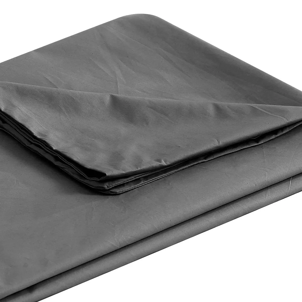 198x122cm Anti Anxiety Weighted Blanket Cover Polyester Cover Only Grey
