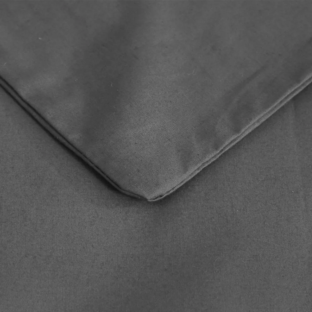 198x122cm Anti Anxiety Weighted Blanket Cover Polyester Cover Only Grey