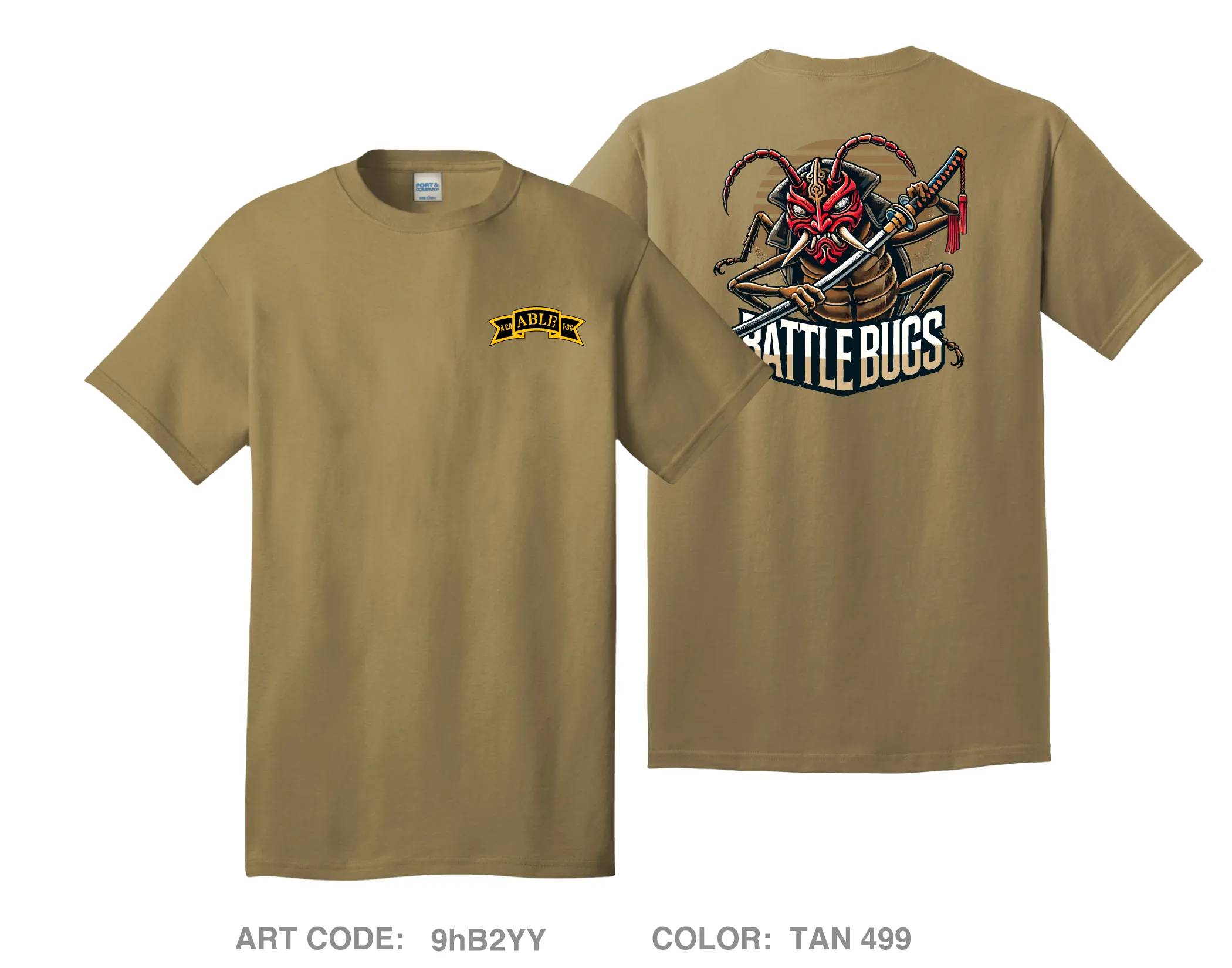 1st platoon, 2nd squad, A co, 1-36 IN Comfort Unisex Cotton SS Tee - 9hB2YY