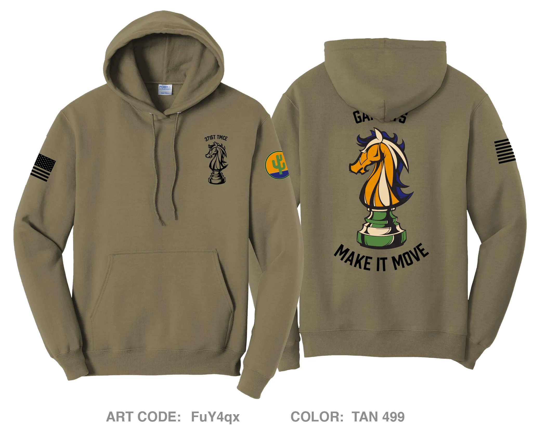 371st TMCE Comfort Unisex Hooded Sweatshirt - FuY4qx