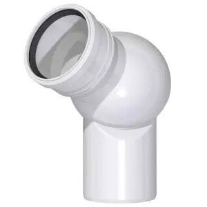 40mm Drain Pipe Elbow Adjustable Waste Universal Ball Sewage
