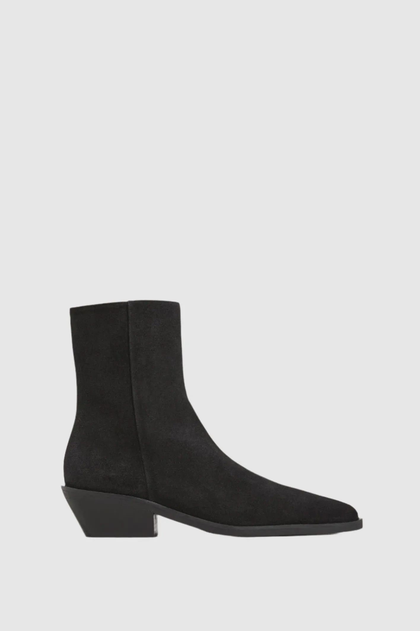 A Emery Hudson Boot in Black Suede