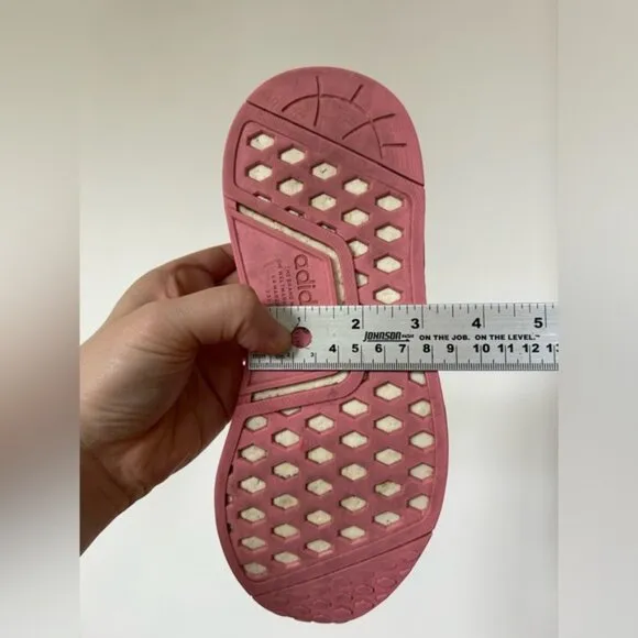 Adidas Originals NMD R1 Boost Sneaker Athletic Pink Breathable Girls Youth 6