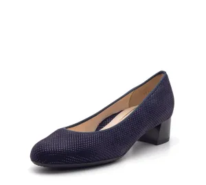 ARA GABRIELLE MIDNIGHT BLUE SUEDE PUMP