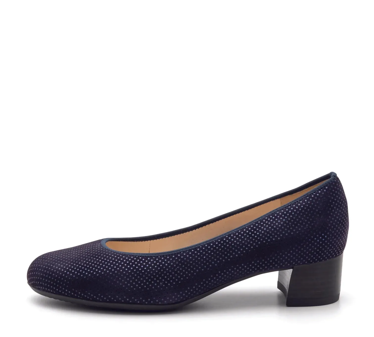 ARA GABRIELLE MIDNIGHT BLUE SUEDE PUMP