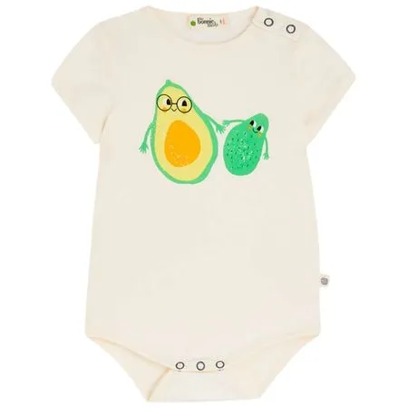Avocado Print Short Sleeve Bodysuit