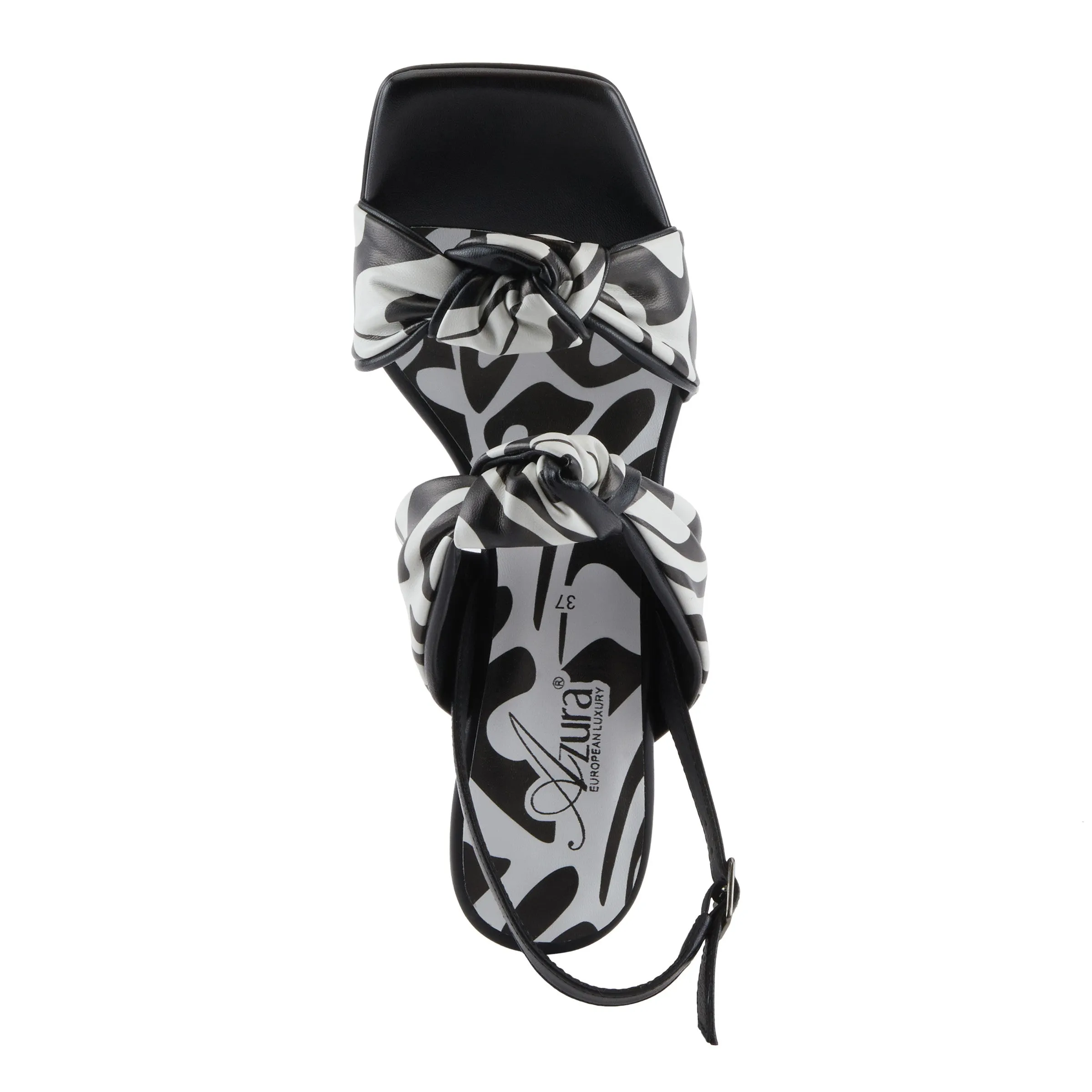 Azura Knotted Sandal Heels