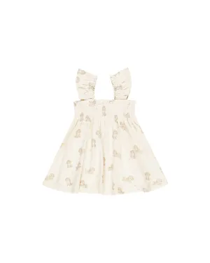 Baby Girls Dresses | Smocked Jersey Dress- Puppies | Quincy Mae