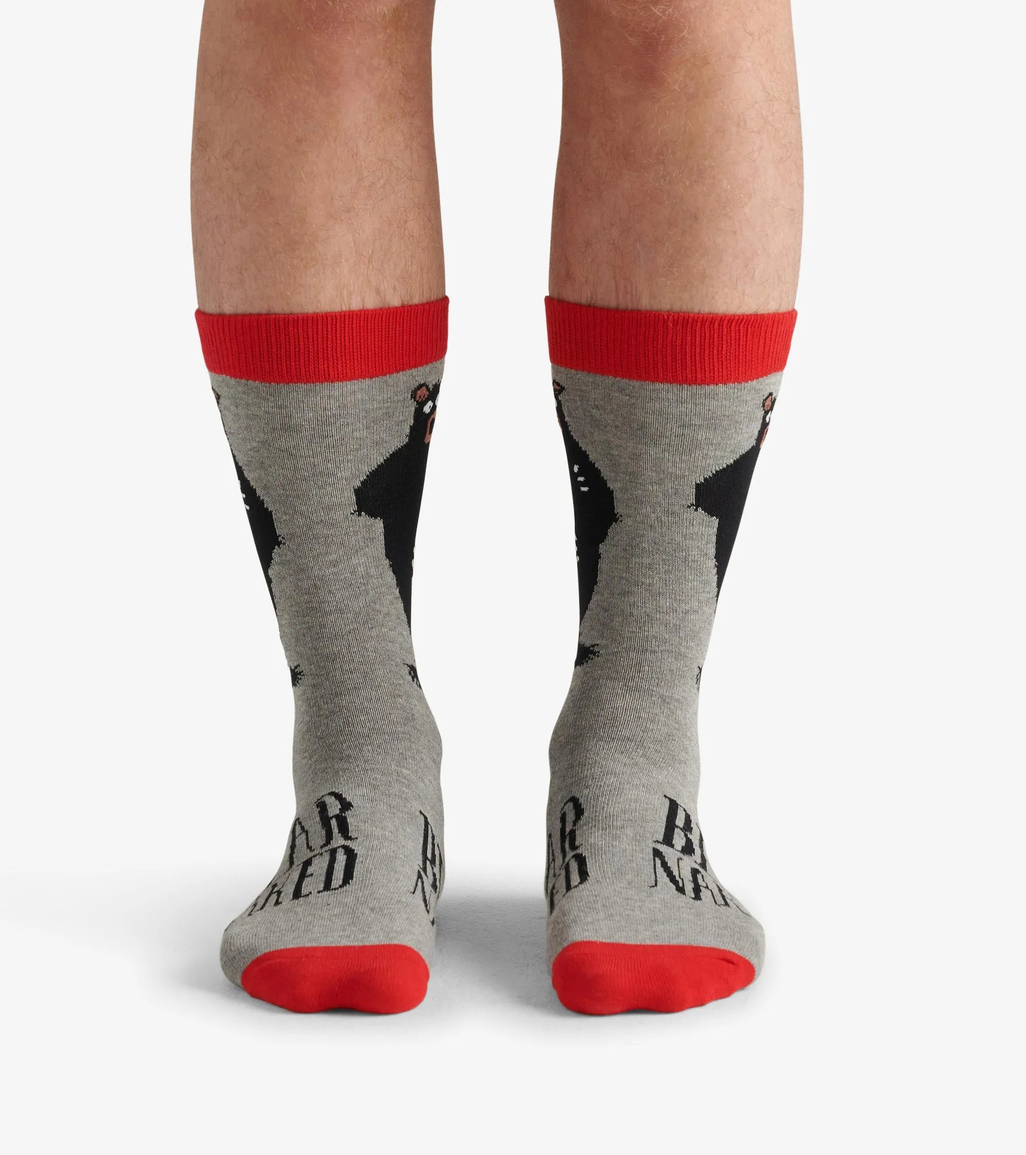 Bear Naked Men's Crew Socks