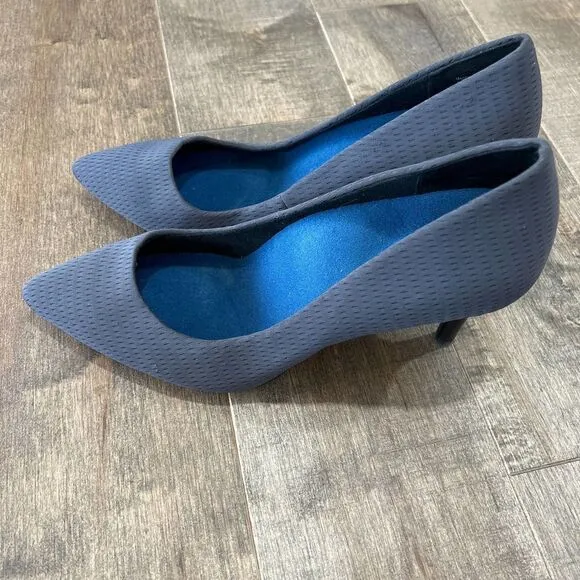 Betabrand Comfort Mile Marker Heels Black Grey Womens Size 9