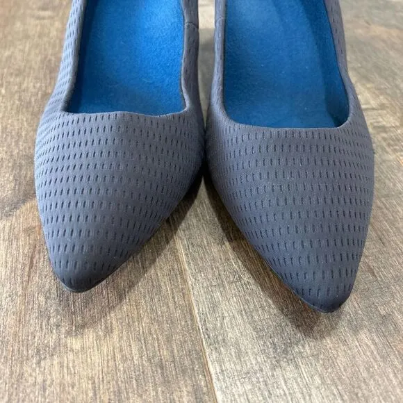 Betabrand Comfort Mile Marker Heels Black Grey Womens Size 9