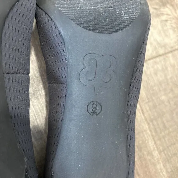 Betabrand Comfort Mile Marker Heels Black Grey Womens Size 9