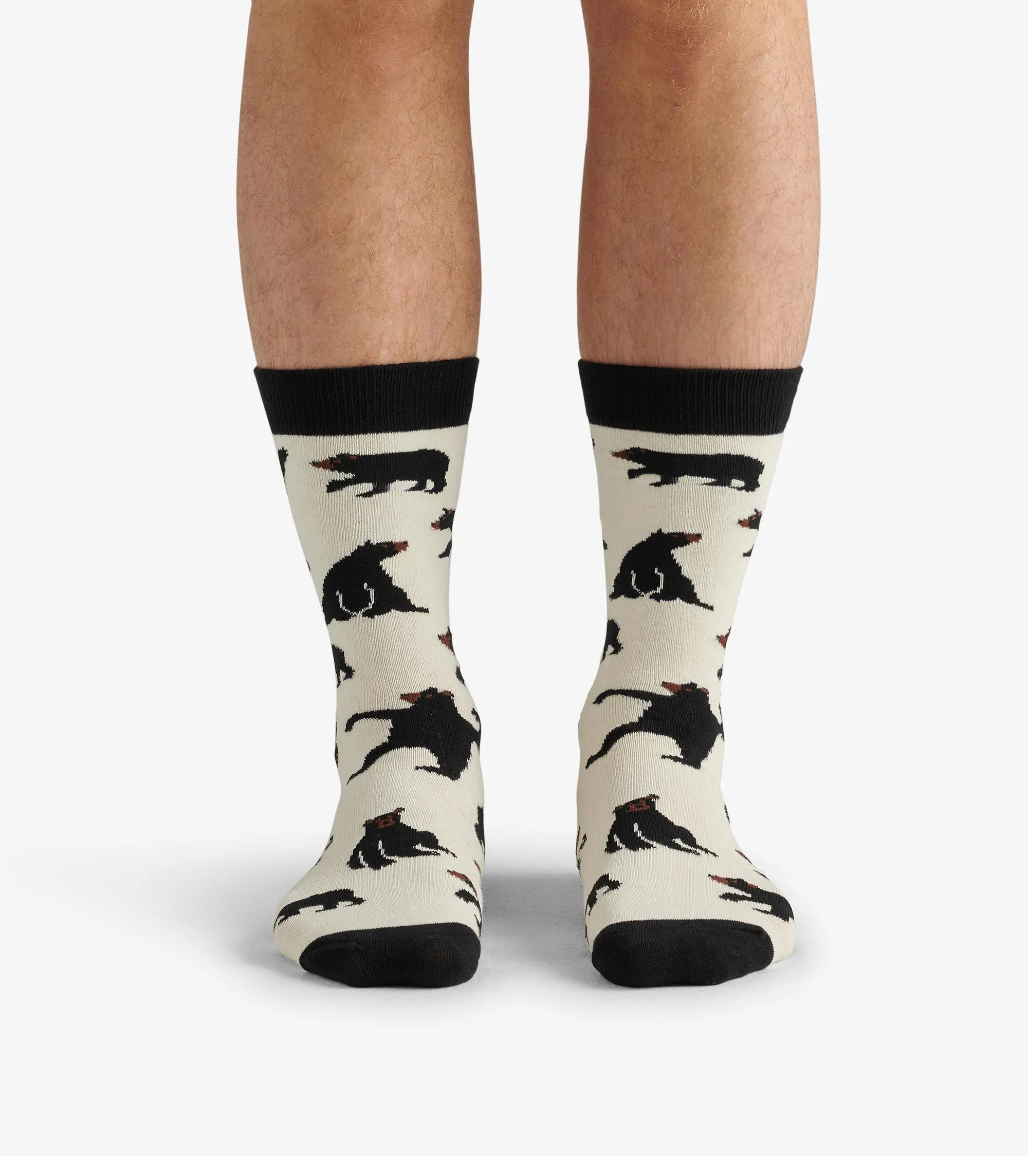 Black Bears Men's Crew Socks