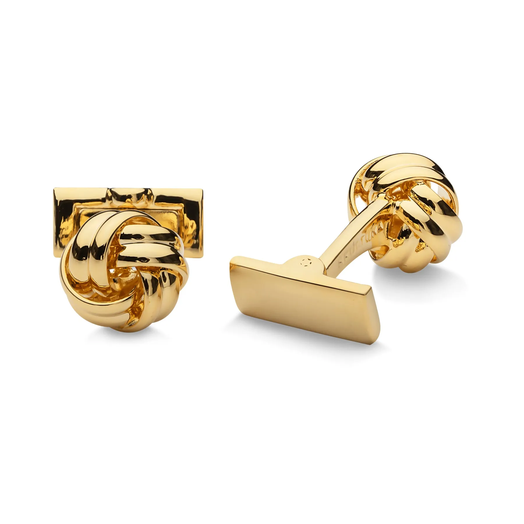 Black Tie Brass Cufflinks