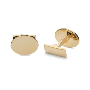 Black Tie Brass Cufflinks