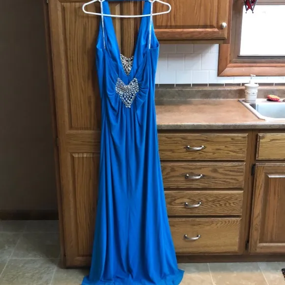 Blue formal dress