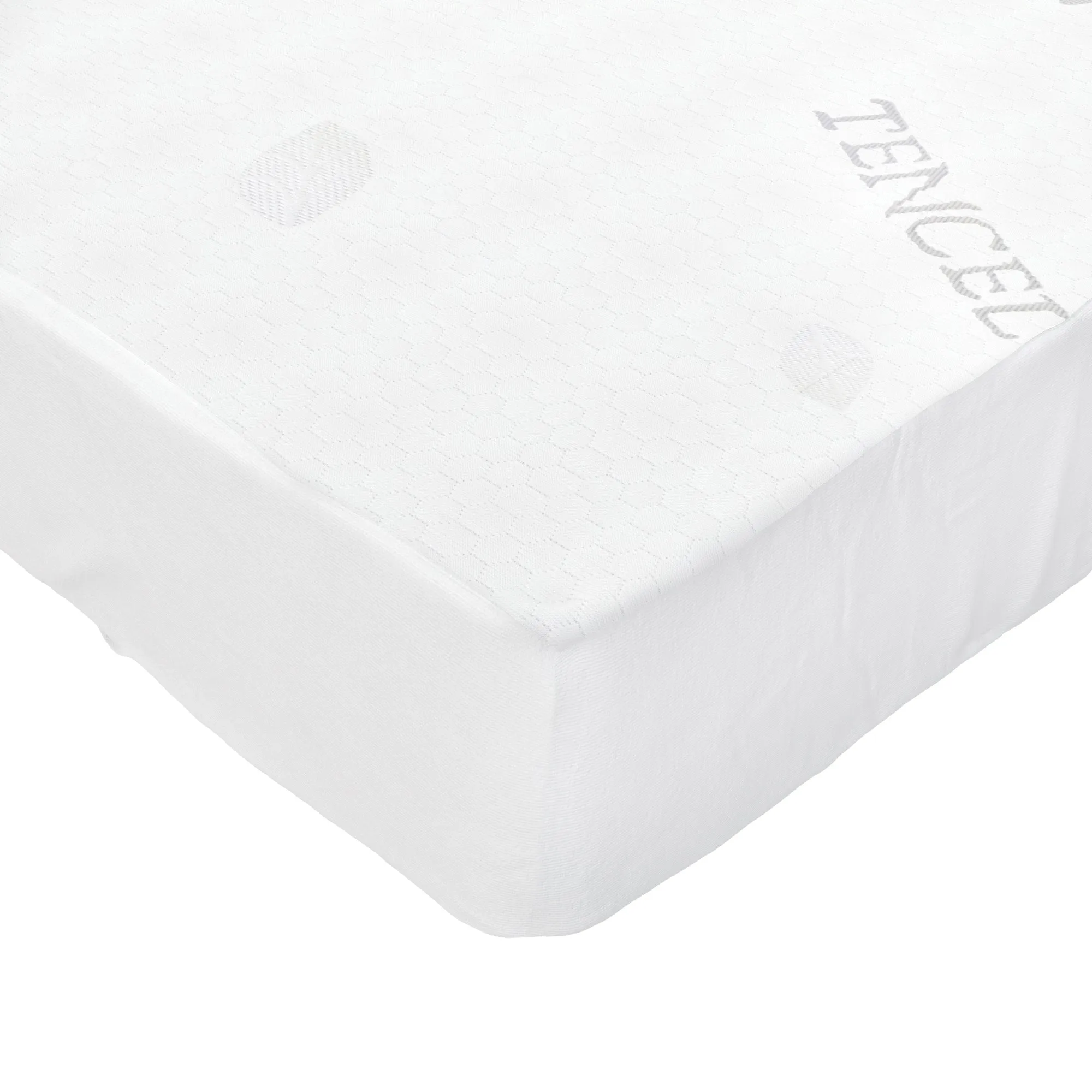 Boobeyeh tencel crib mattress cover - waterproof, breathable, for infants