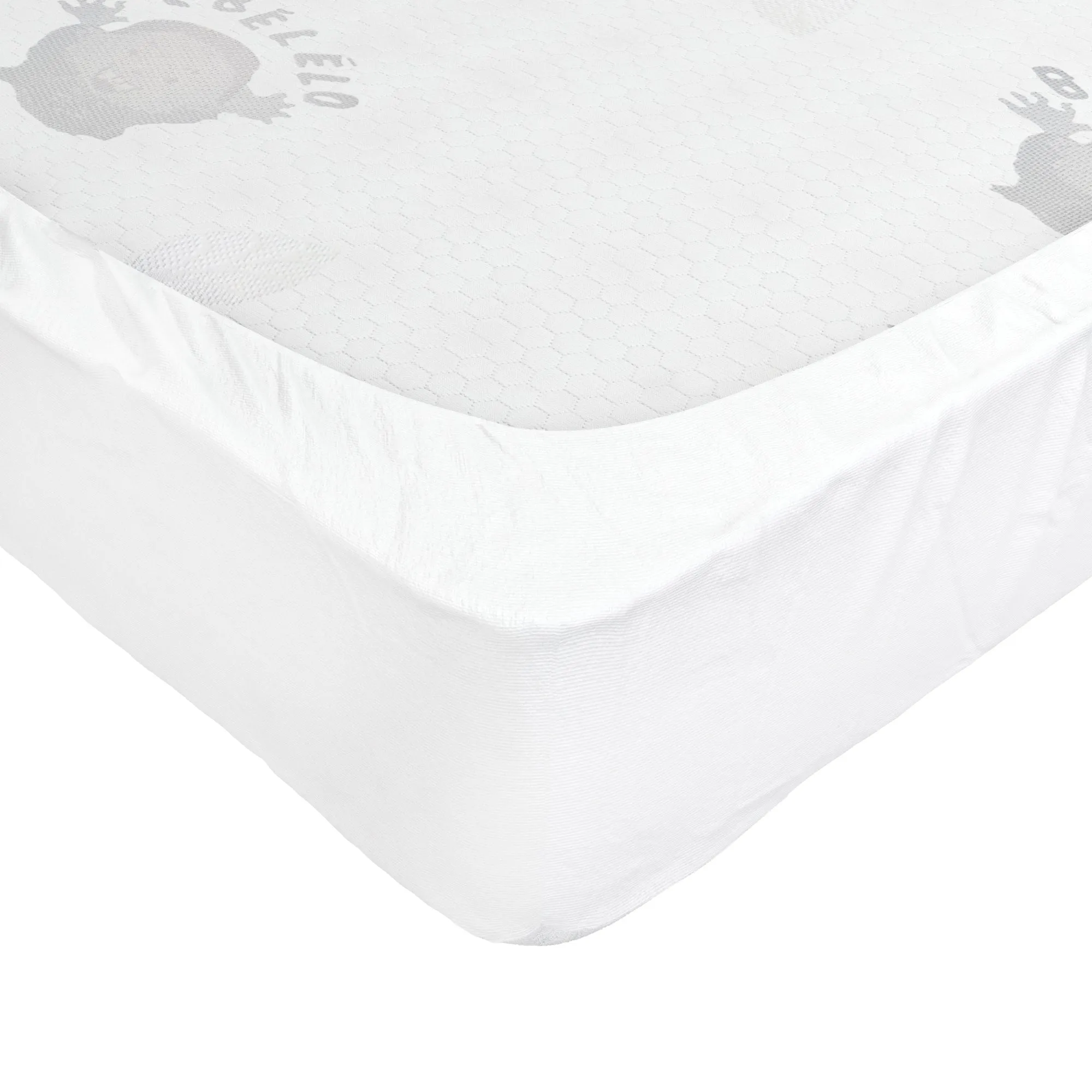 Boobeyeh tencel crib mattress cover - waterproof, breathable, for infants