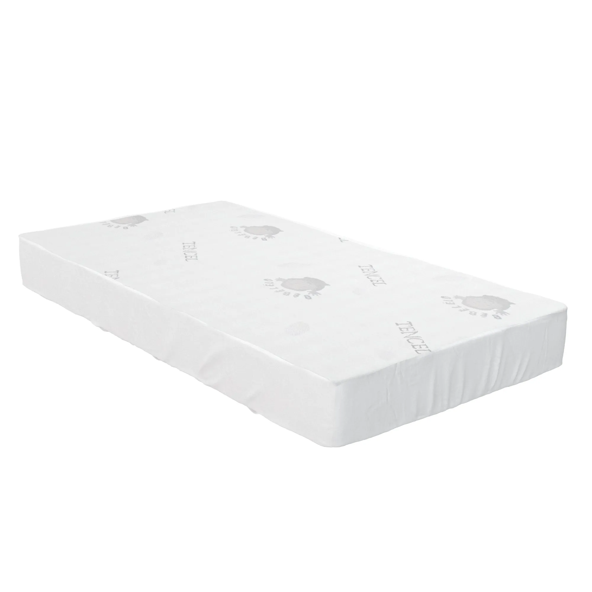 Boobeyeh tencel crib mattress cover - waterproof, breathable, for infants