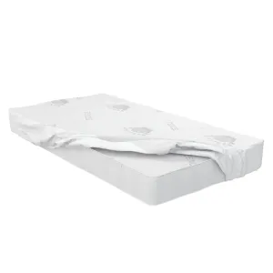 Boobeyeh tencel crib mattress cover - waterproof, breathable, for infants