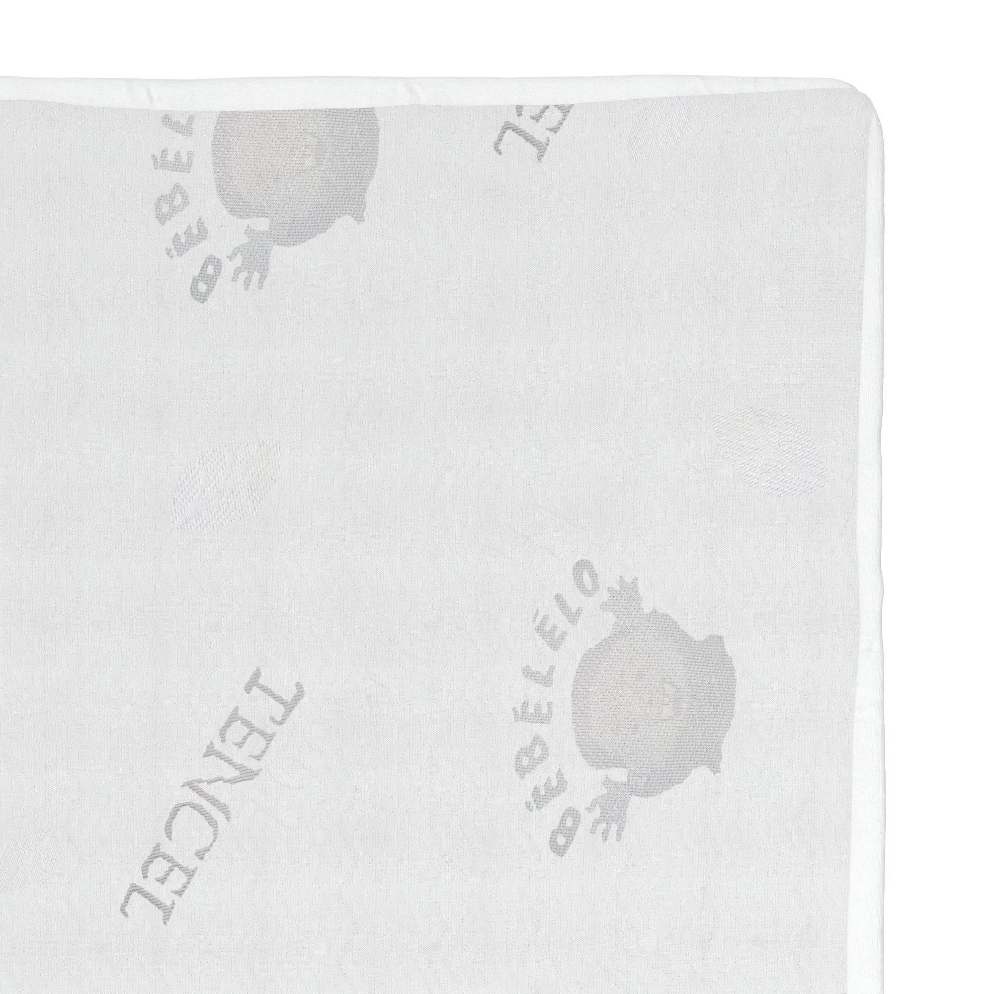 Boobeyeh tencel crib mattress cover - waterproof, breathable, for infants