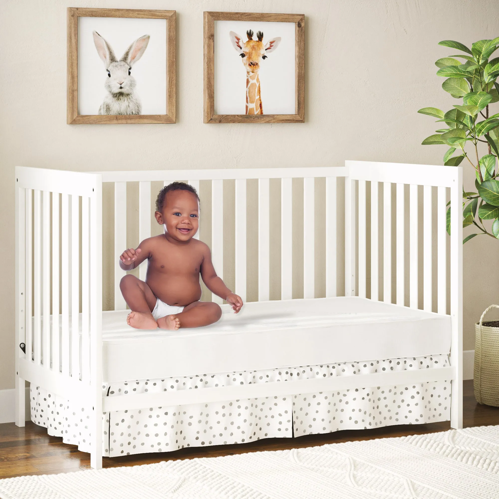 Boobeyeh thermo cool baby crib mattress - cooling, breathable, for infants