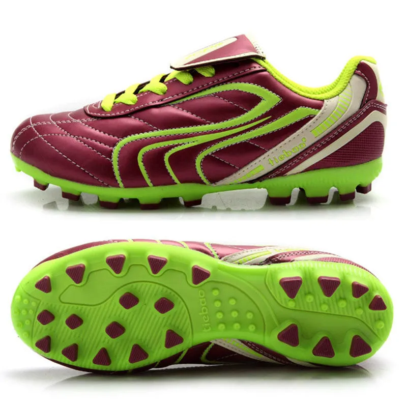 brand Children Kids' Outdoor boys girls soccer boots Sneakers Training Soccer Cleats Football Game Boots top