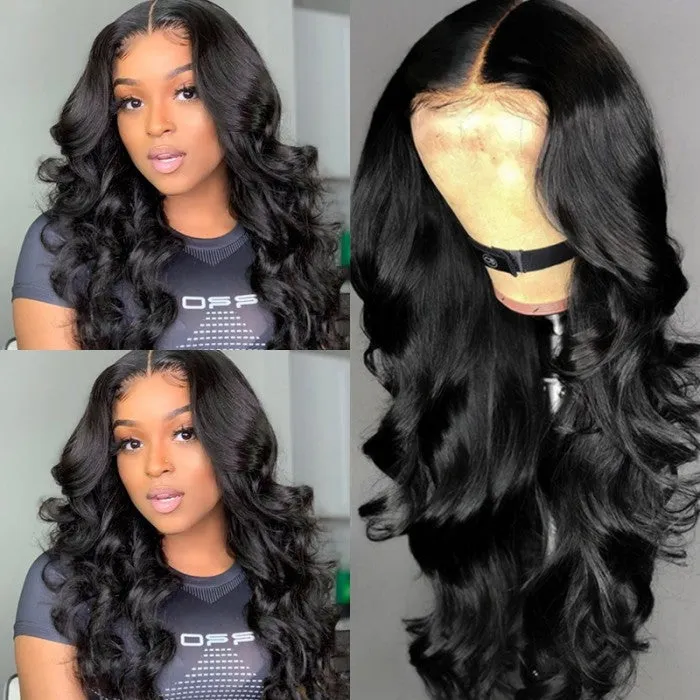 Breathable 360 Lace Front Wigs Body Wave Human Virgin Hair Skin Melt Well Lace Wigs