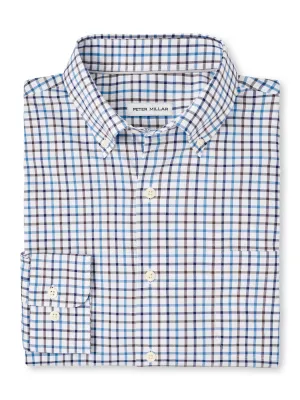 CALGARY CROWN LITE COTTON STRETCH SHIRT - REGATTA BLUE
