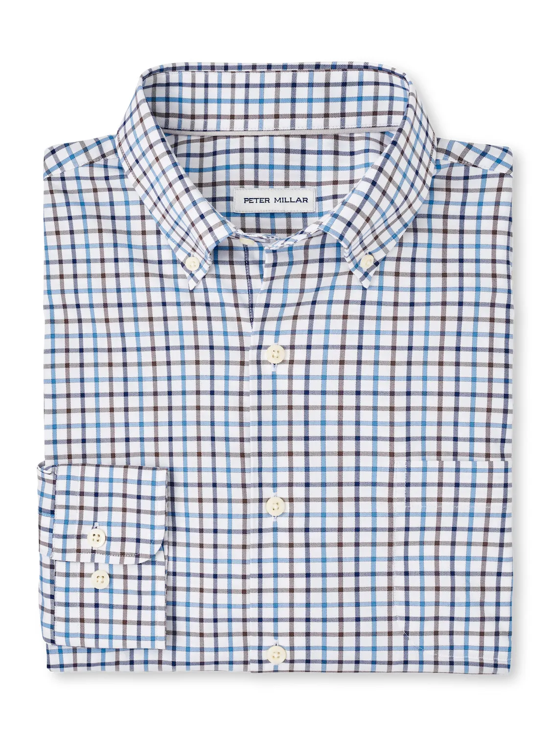CALGARY CROWN LITE COTTON STRETCH SHIRT - REGATTA BLUE