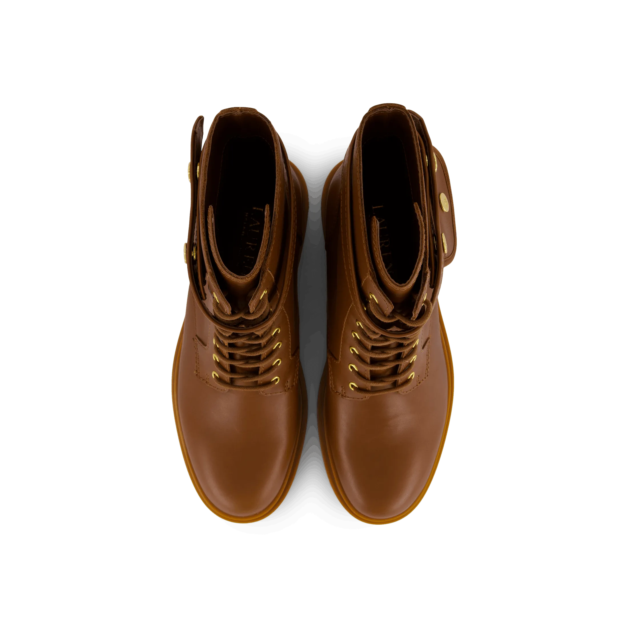 Cammie Burnished Leather Boot Deep Saddle Tan