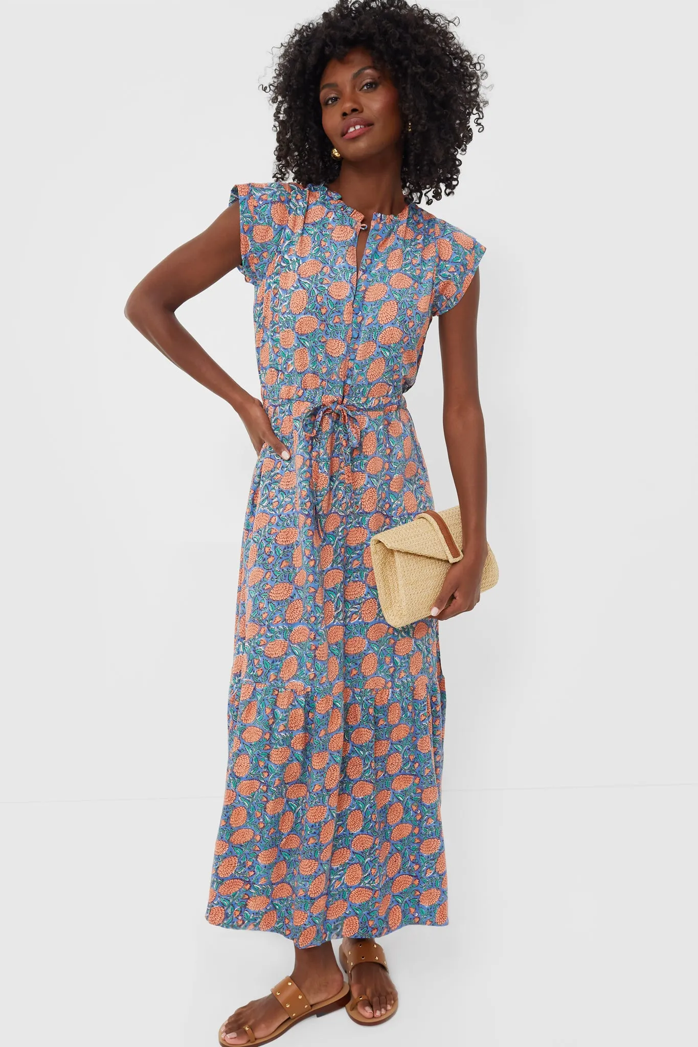 Cheateau Flower Frances 3 Frill Dress
