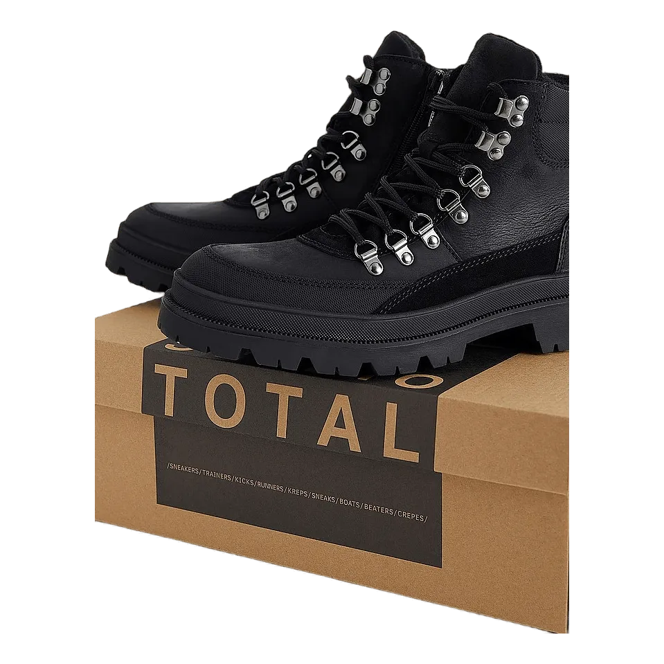 Chunky Hiking Boot Black