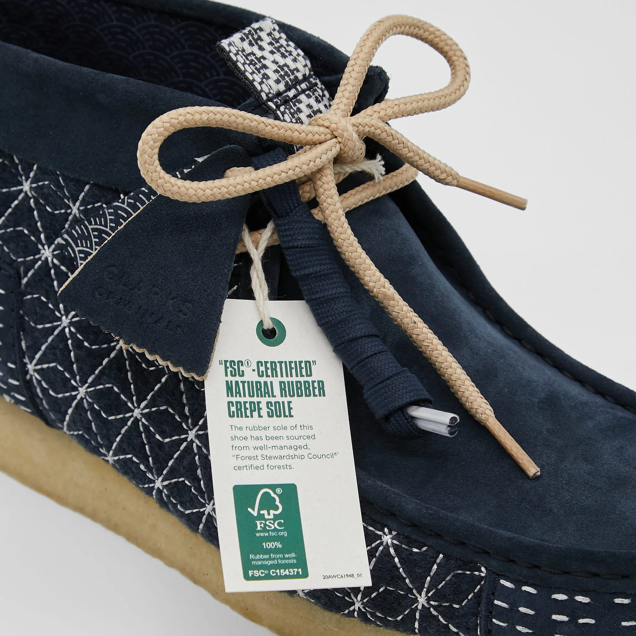 Clarks Originals Wallabee Chukka Sashiko Boot