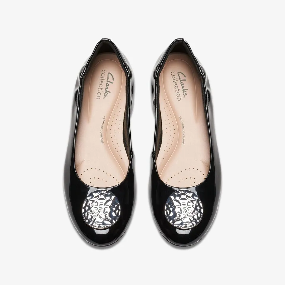 Clarks Women's Loreleigh Ave Black Pat