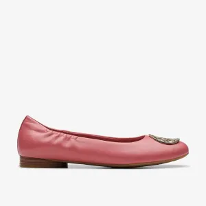 Clarks Women's Loreleigh Ave Dusty Rose | Black Leather