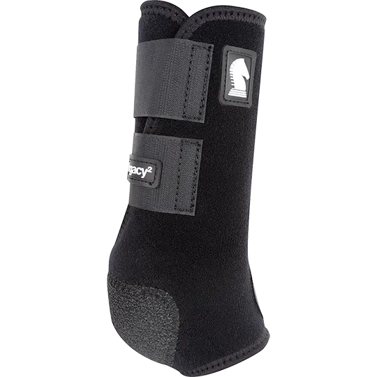Classic Equine Legacy2 Front Protective Boots- Black