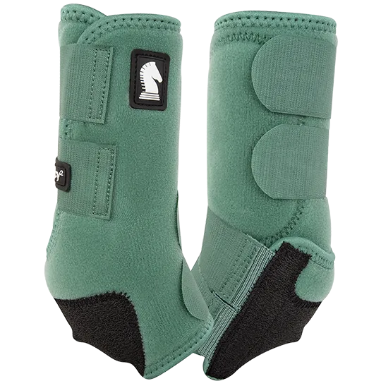 Classic Equine Legacy2 Hind Protective Boots- Spruce