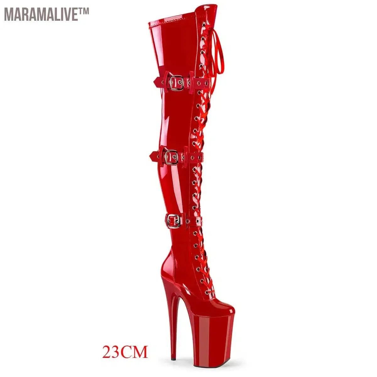 Cool  stylish 15-23cm heels, pole dancing performance/modeling boots, sexy over-the-knee boots