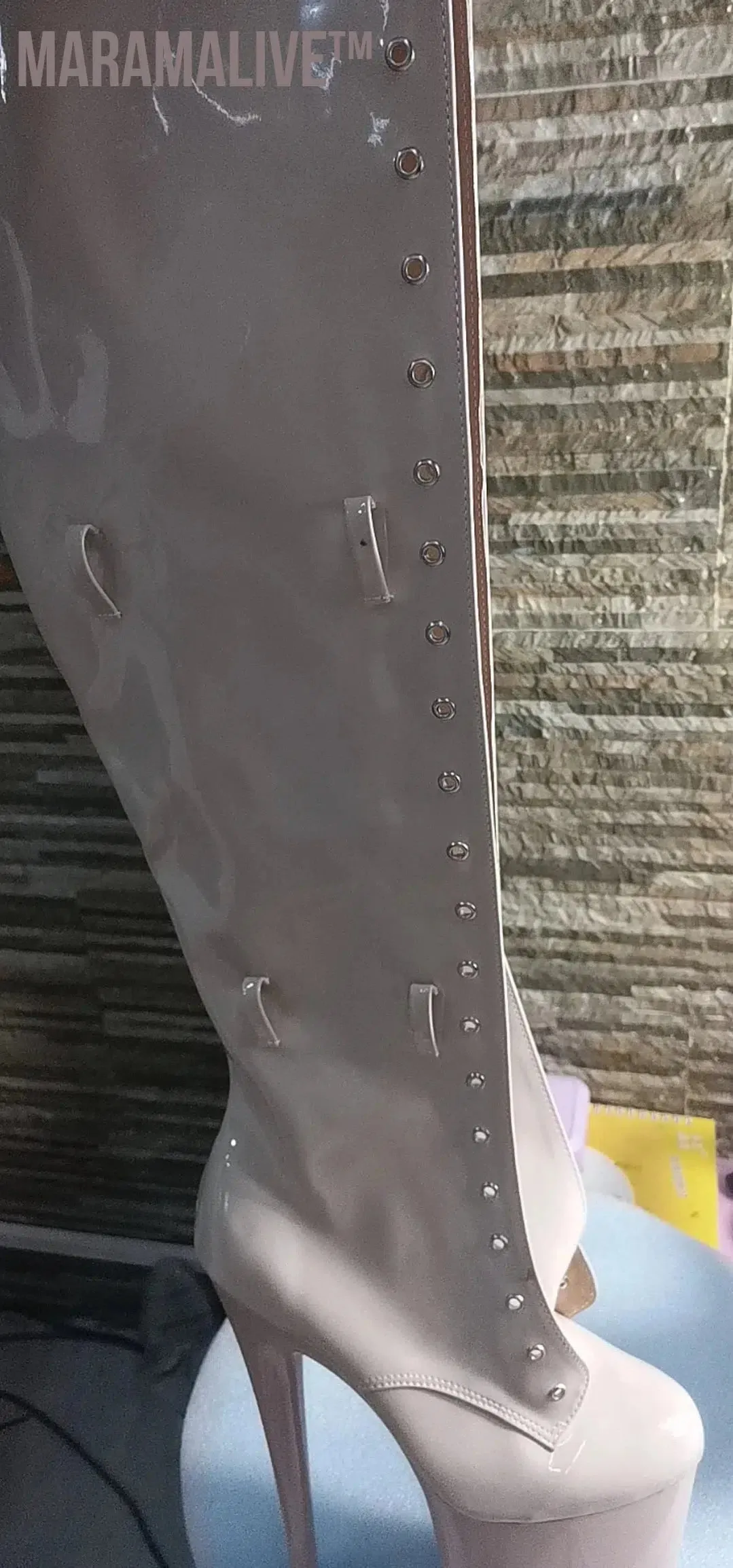 Cool  stylish 15-23cm heels, pole dancing performance/modeling boots, sexy over-the-knee boots