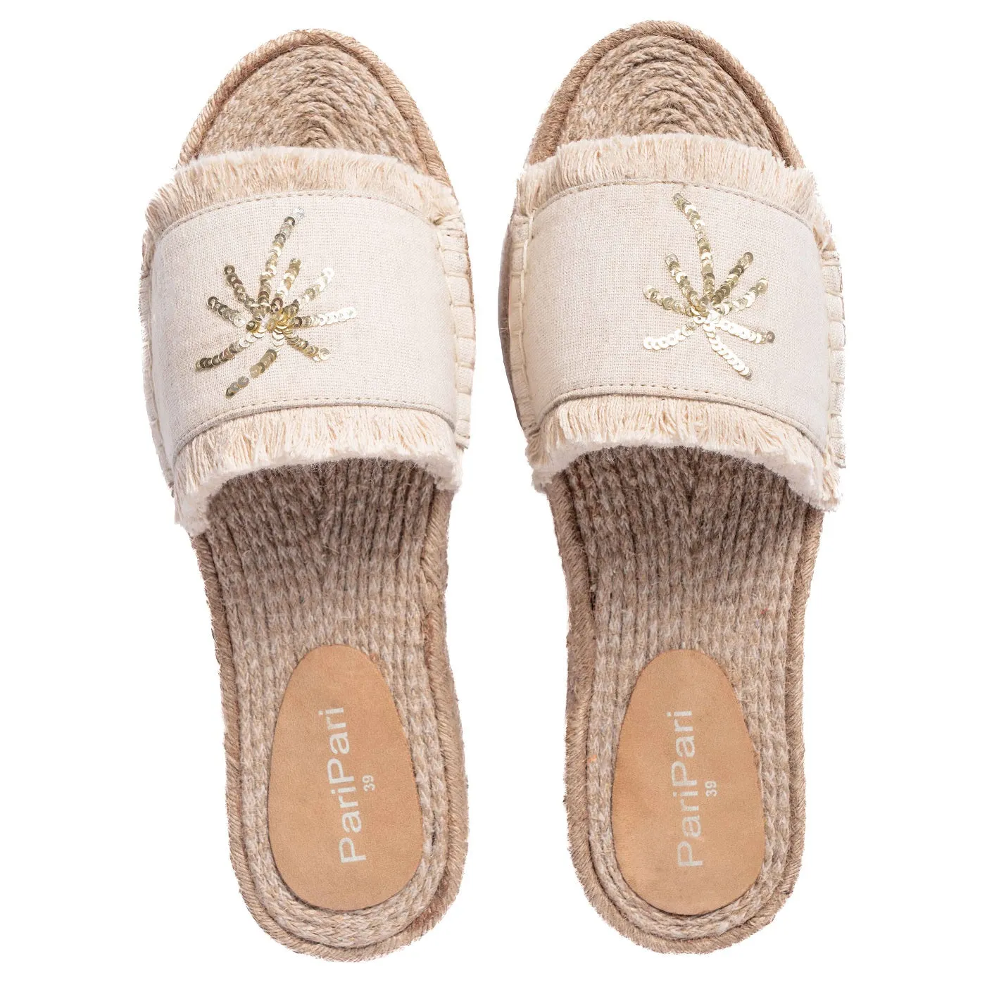 Copacabana Sandals Natural Platforms