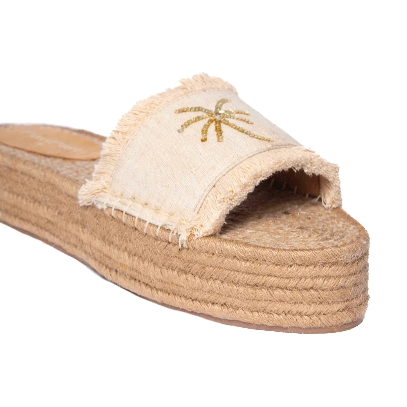 Copacabana Sandals Natural Platforms