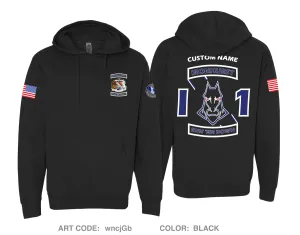 CUSTOM India Company, First Regiment Sandhurst Comfort Unisex Hooded Sweatshirt - wncjGb