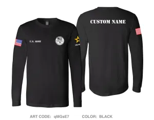 CUSTOM Pontiac Army Recruiting Company Comfort Unisex Cotton LS Tee - qMGsE7