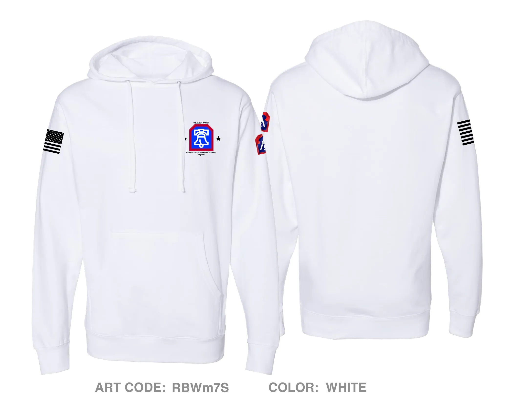 DCE Region 3 Comfort Unisex Hooded Sweatshirt - RBWm7S
