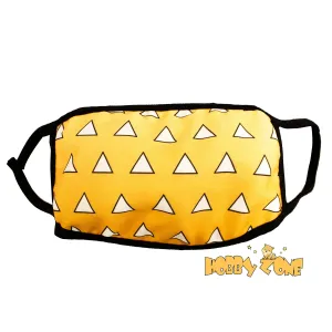 Demon Slayer Yellow Zenitsu Cosplay Reusable Face Mask