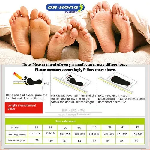 DR.KONG WOMEN COMFORT FLAT SHOES DK-W1001864-BLK(RP : $189)