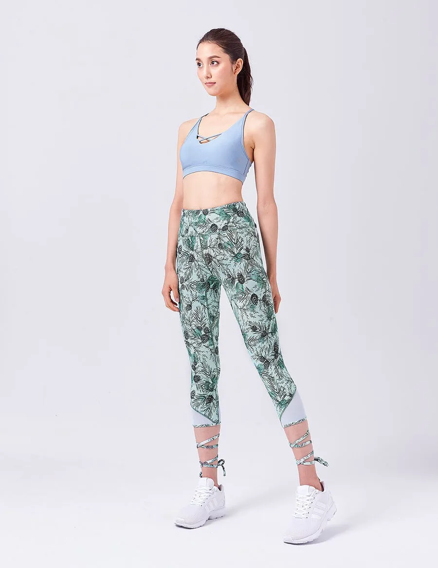 easyoga LESPIRO Twin X Bra - G29 Pale Green