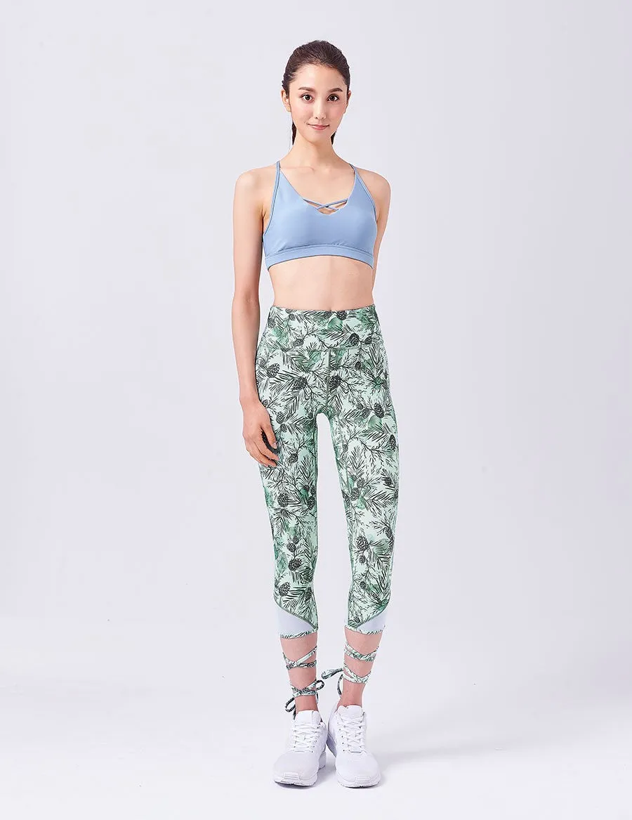 easyoga LESPIRO Twin X Bra - G29 Pale Green